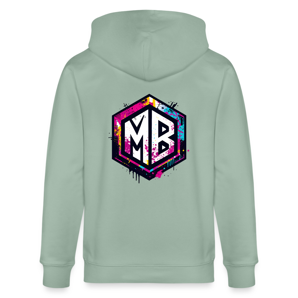 Stanley/Stella Unisex Bio-Kapuzenjacke CULTIVATOR - Helles Graugrün