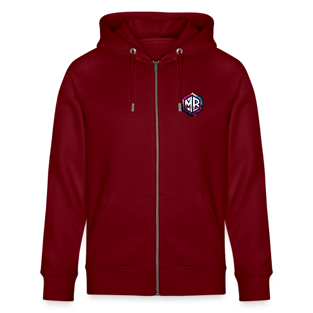 Stanley/Stella Unisex Bio-Kapuzenjacke CULTIVATOR - Burgunderrot