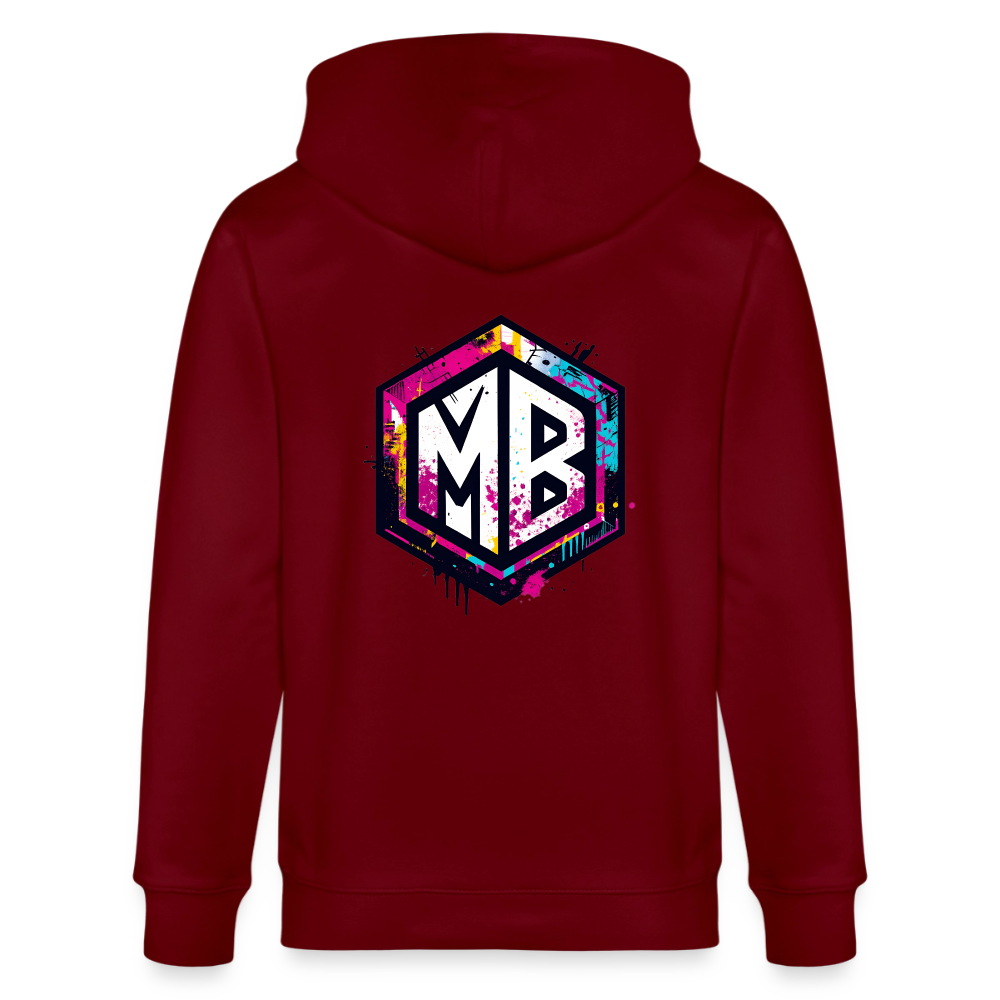 Stanley/Stella Unisex Bio-Kapuzenjacke CULTIVATOR - Burgunderrot