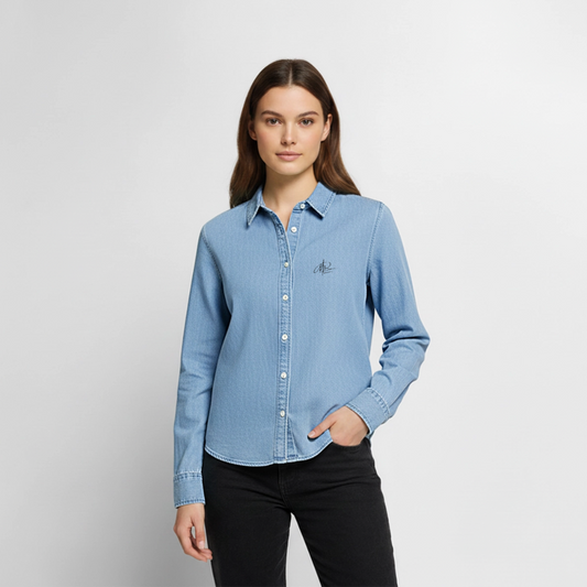 Stella Women’s Denim Shirt - verwaschenes Hellblau