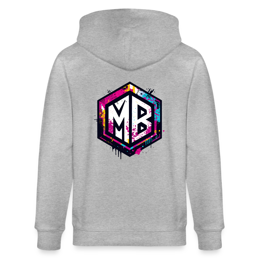 Stanley/Stella Unisex Bio-Kapuzenjacke CULTIVATOR - Grau meliert