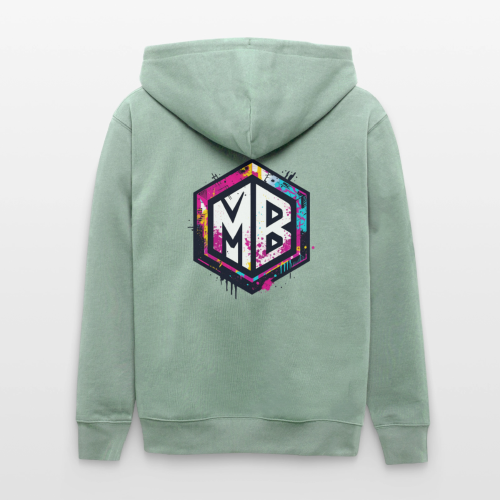 Stanley/Stella Unisex Bio-Kapuzenjacke CULTIVATOR - Helles Graugrün