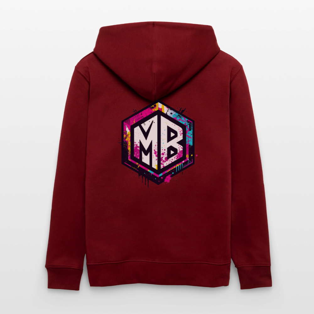 Stanley/Stella Unisex Bio-Kapuzenjacke CULTIVATOR - Burgunderrot