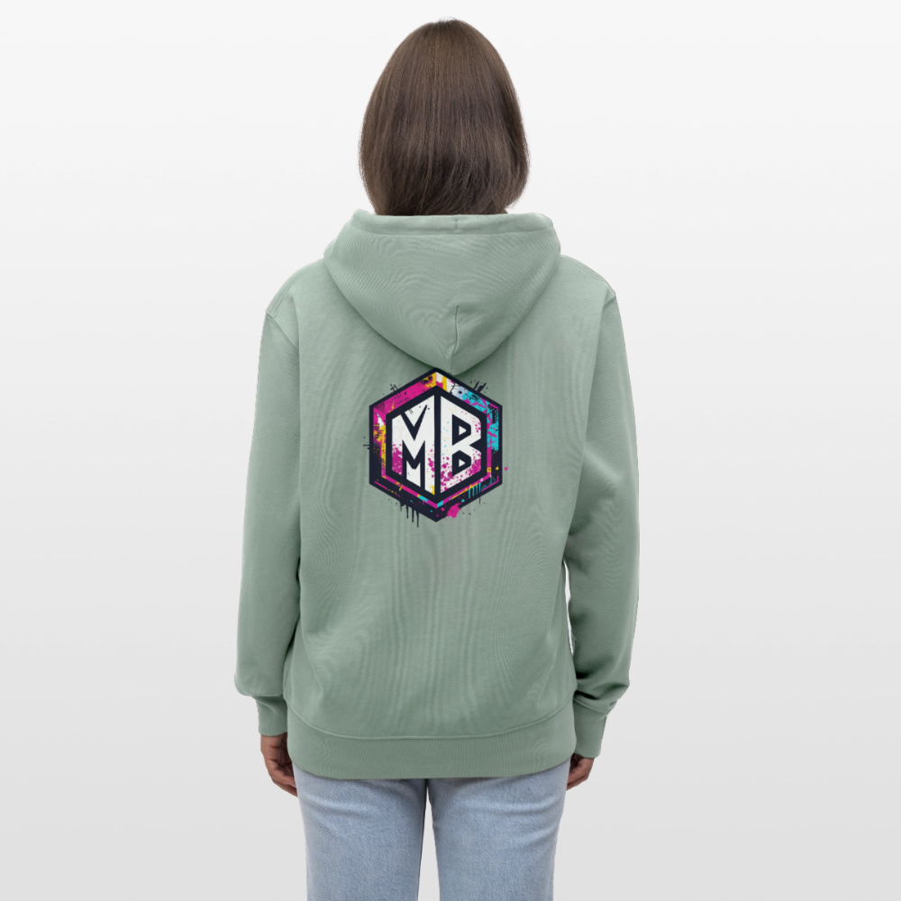 Stanley/Stella Unisex Bio-Kapuzenjacke CULTIVATOR - Helles Graugrün