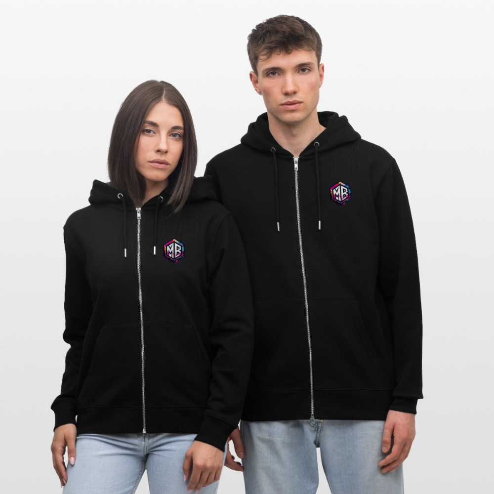 Stanley/Stella Unisex Bio-Kapuzenjacke CULTIVATOR - Schwarz