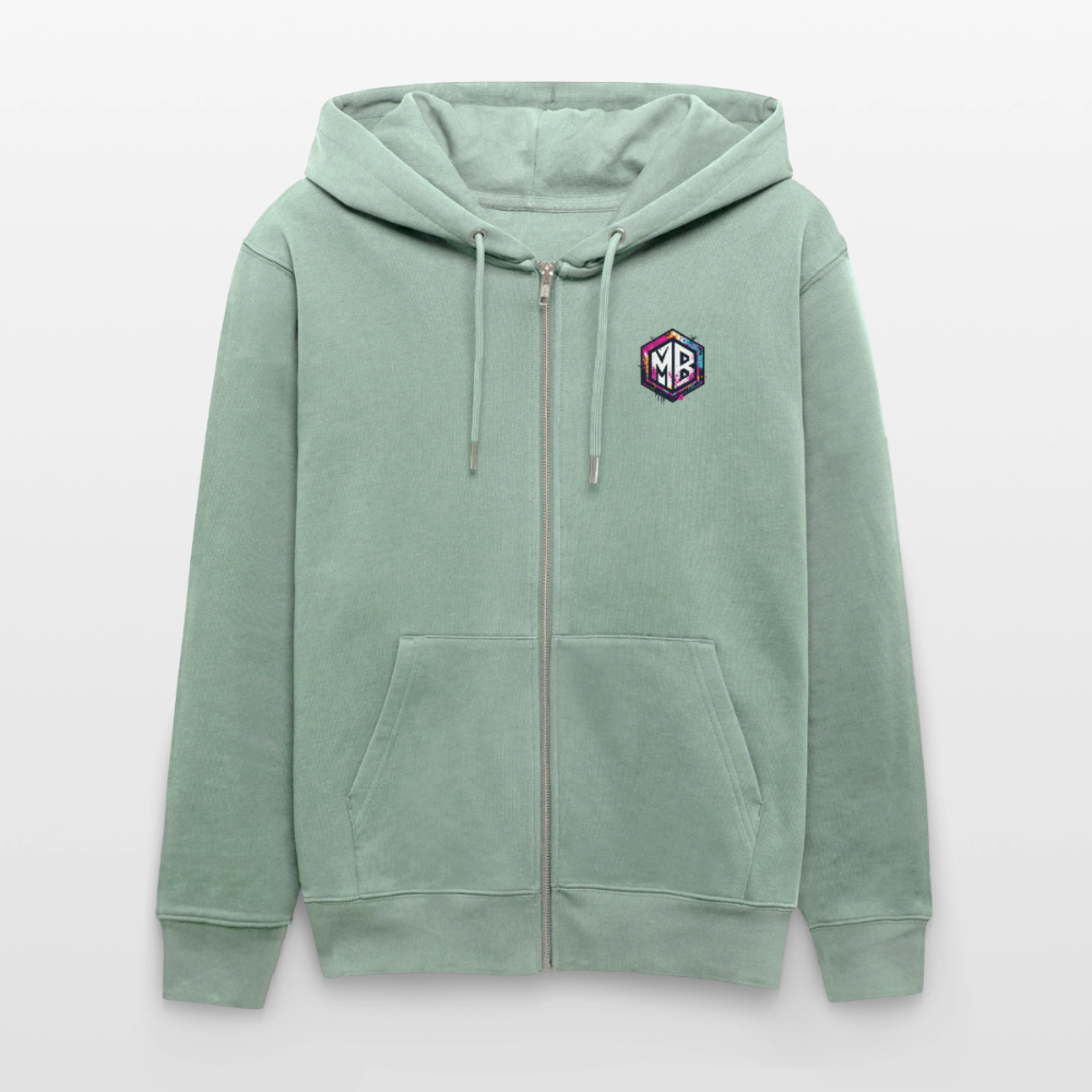 Stanley/Stella Unisex Bio-Kapuzenjacke CULTIVATOR - Helles Graugrün